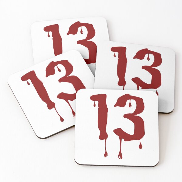 Item preview, 13 Bloody Number for Halloween designed and sold by trendingatees.