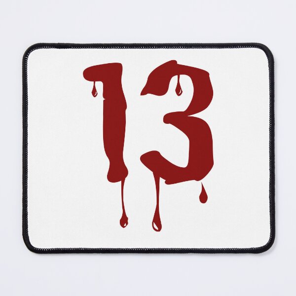 Item preview, 13 Bloody Number for Halloween designed and sold by trendingatees.