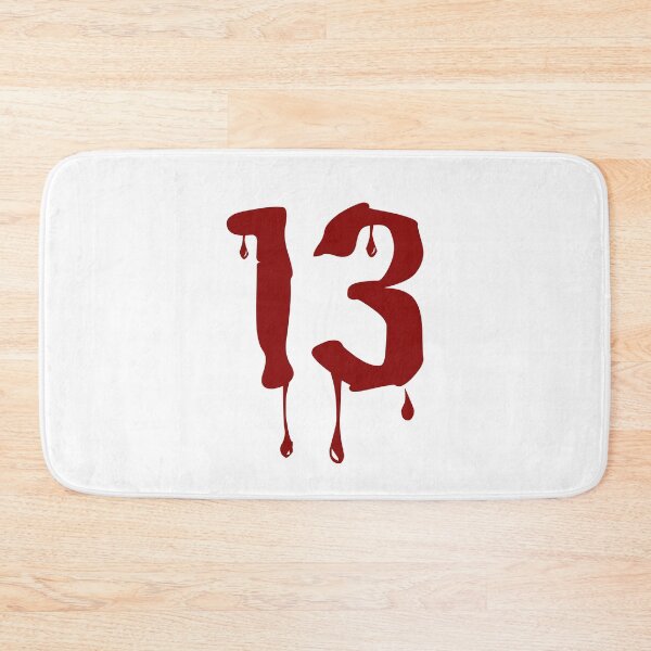 Item preview, 13 Bloody Number for Halloween designed and sold by trendingatees.