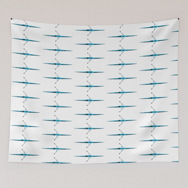 Item preview, Rowing boat, row boat, single scull designed and sold by claudiasartwork.