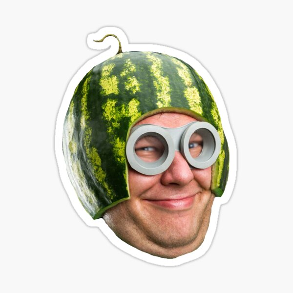 "Melon Head" Sticker for Sale by gaylegend Redbubble