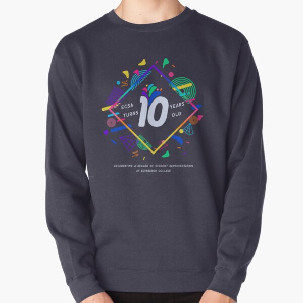 10 Year Anniversary! - Light Blue Pullover Sweatshirt