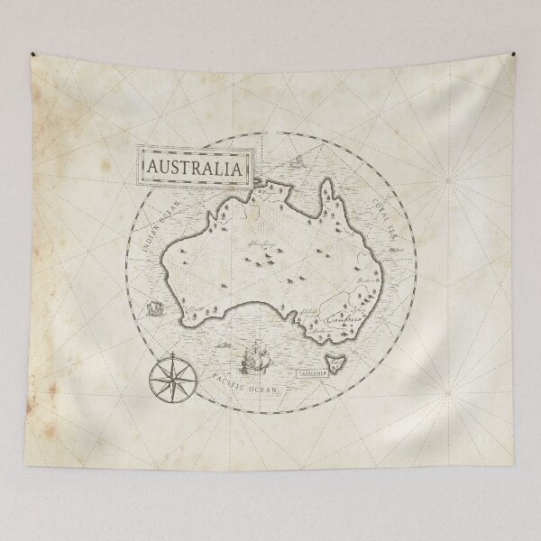 Item preview, Kopie von Vintage Map Iceland designed and sold by Motivburg.