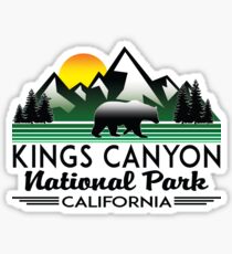 Kings Canyon National Park California Sticker
