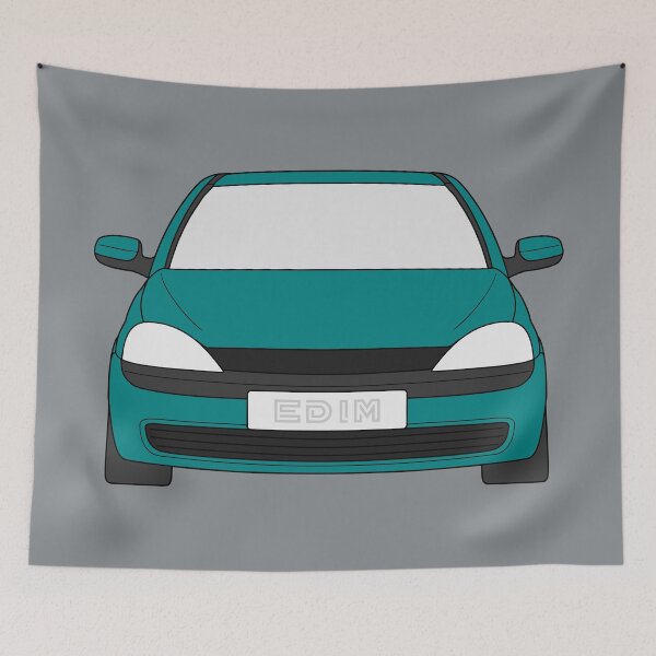 Item preview, Opel Vauxhall Corsa C Holden Barina 2000-2003 turquoise color designed and sold by EdimDesign.