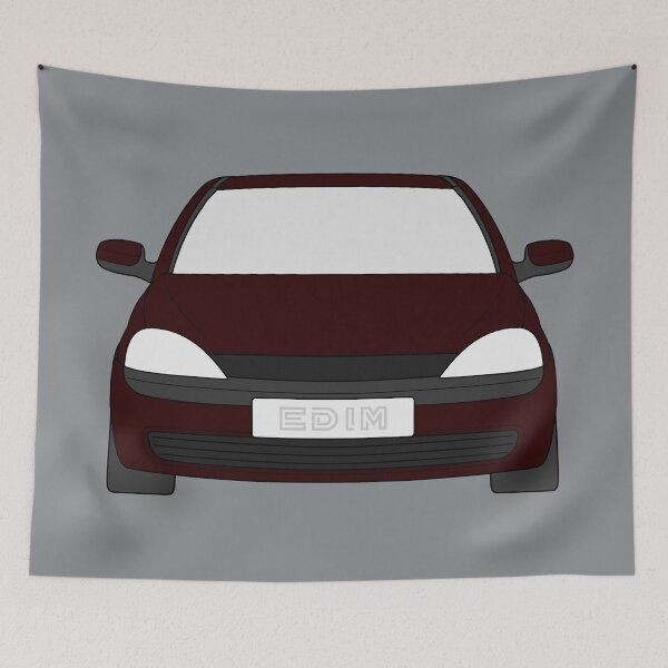 Item preview, Opel Vauxhall Corsa C Holden Barina 2000-2003 aubergine color designed and sold by EdimDesign.