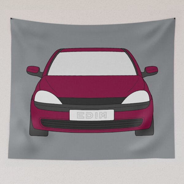 Item preview, Opel Vauxhall Corsa C Holden Barina 2000-2003 pink purple color designed and sold by EdimDesign.