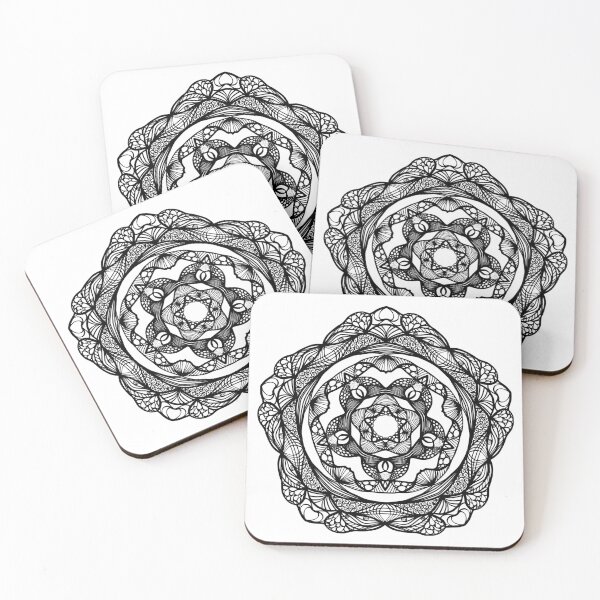 Item preview, Abstract Mandala Line Art Illustration designed and sold by Izydora.