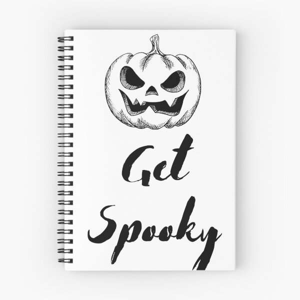 Item preview, Get Spooky Pumpkin Black Print designed and sold by SleepyTimeTales.
