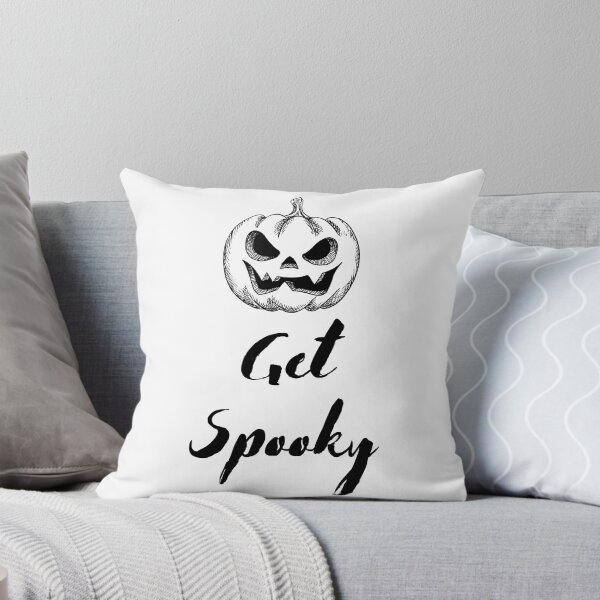 Item preview, Get Spooky Pumpkin Black Print designed and sold by SleepyTimeTales.