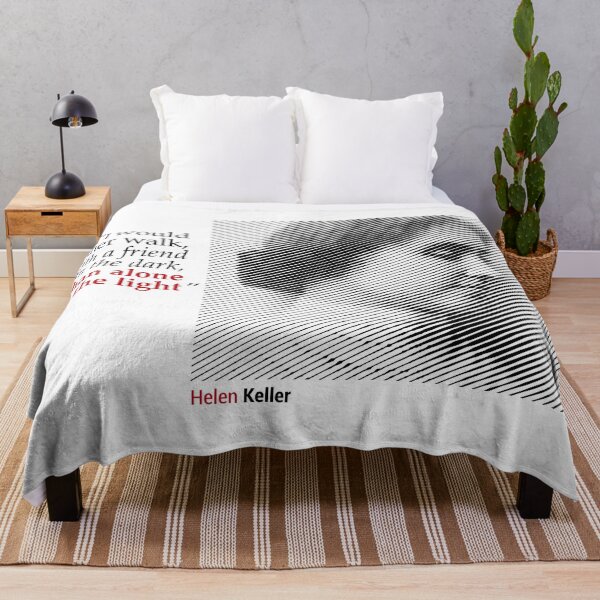 Item preview, Helen Keller's Portrait with a Friendship Quote designed and sold by emotica.