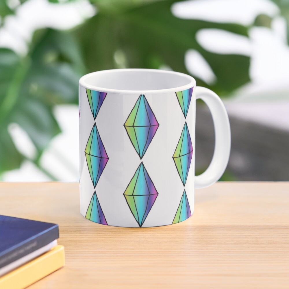 Rainbow Plumbob Sims Coffee Mug For Sale By Hollieburton Redbubble