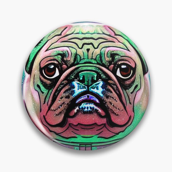 Artikelvorschau, Kadett Nr. 62 - Spaced Out Pug entworfen und verkauft von Galactic Fur Baby Federation.