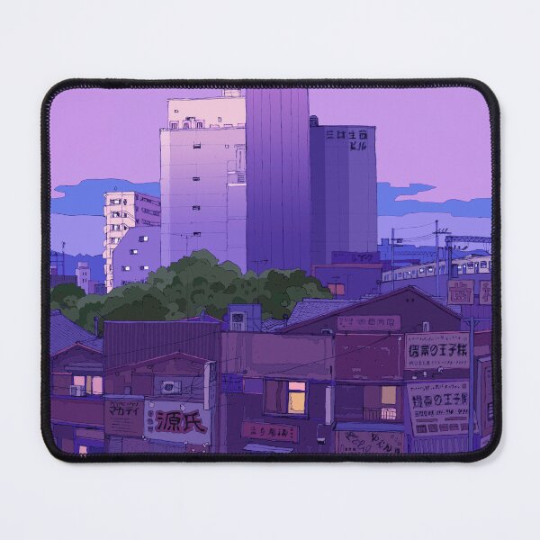 Item preview, Tokyo Skyline Purple designed and sold by David  Kennett.