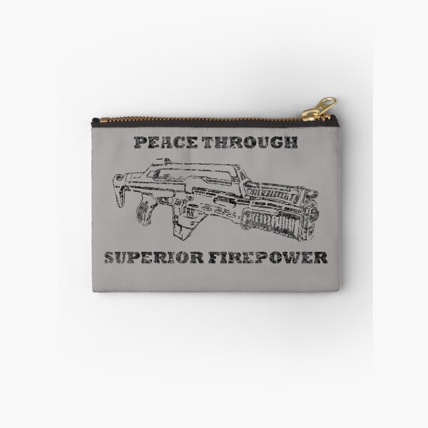 Item preview, Peace through Superior Firepower (Aliens) designed and sold by ImSecretlyGeeky.