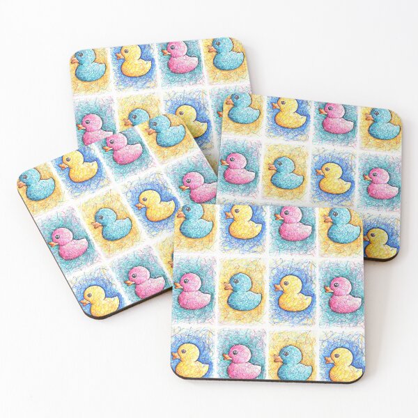 Item preview, Colorful Nursery Ducks Pattern designed and sold by Kitslam Art.