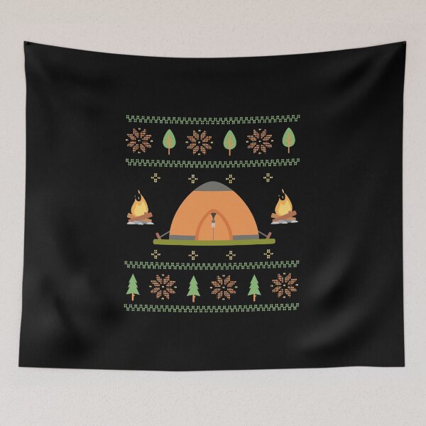 Item preview, Camping, Ugly Christmas Jumper designed and sold by DerSenat.