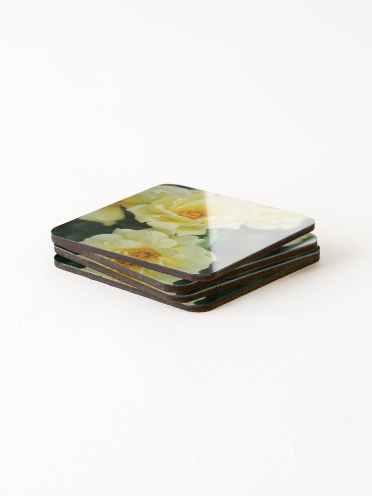 Thumbnail 4 of 5, Coasters (Set of 4), Spring Roses #1 designed and sold by rbailsjeffrey.