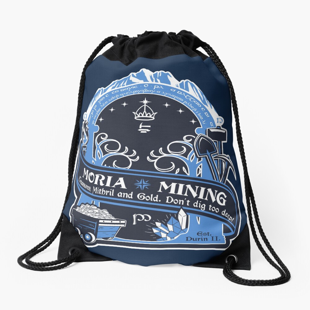 Mines of Moria Drawstring Bag