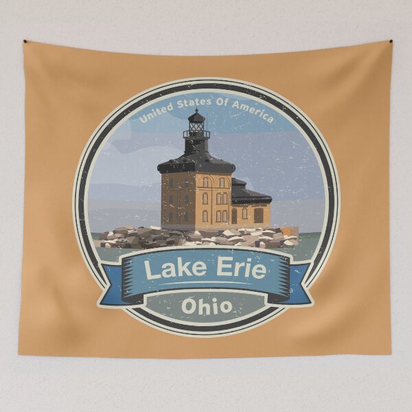 Item preview, Toledo Harbor Light, Lake Erie designed and sold by studio838.