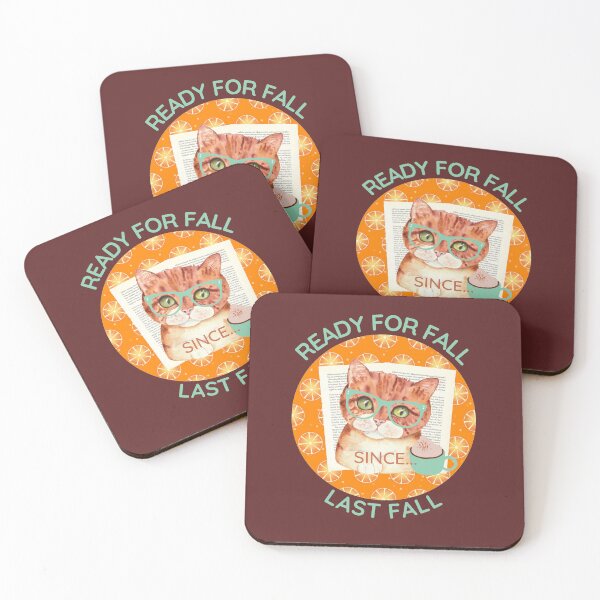 Item preview, Ready for Fall Cat Reading Autumn Vibes designed and sold by GasconyPassion.
