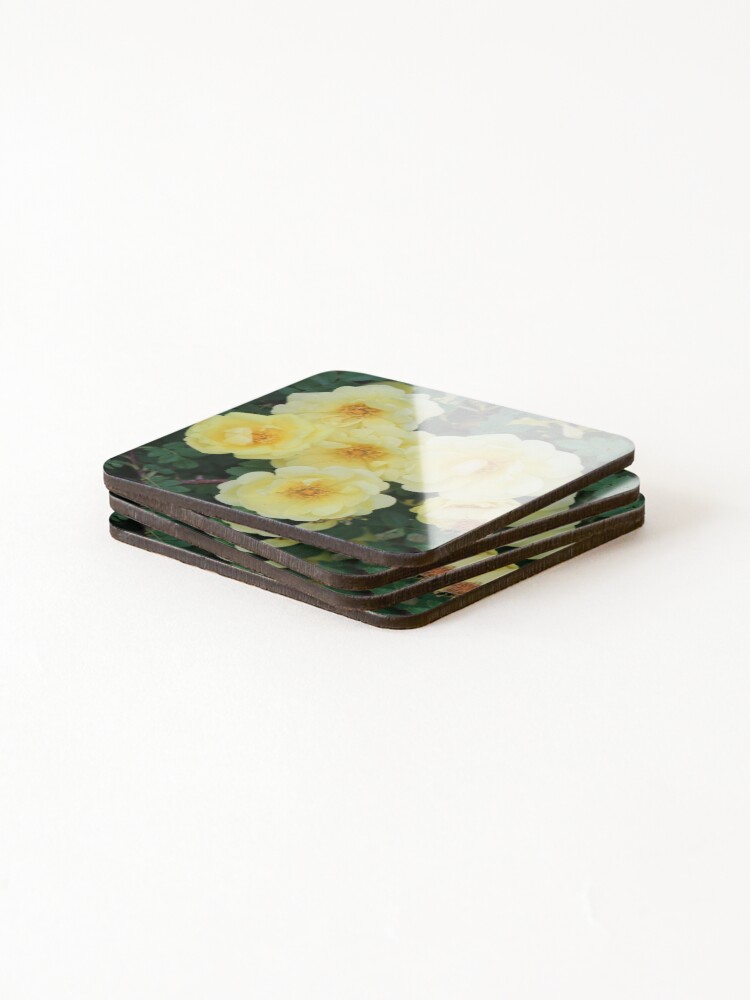Thumbnail 4 of 5, Coasters (Set of 4), Spring Roses #4 designed and sold by rbailsjeffrey.