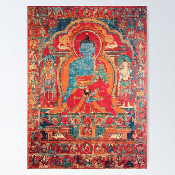 Item preview, Mandala 140 Blue Medicine Buddha designed and sold by GuyBlank.