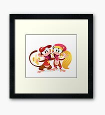 Monkey Buddies Framed Print