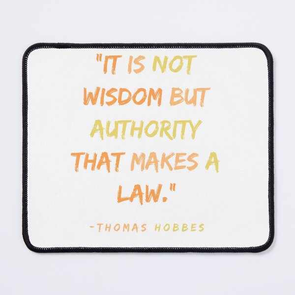 Item preview, Thomas Hobbes Quote designed and sold by BBellShop.