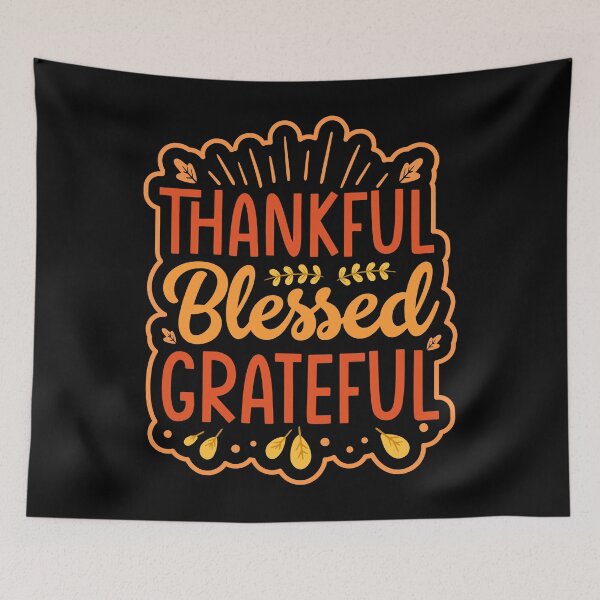 Item preview, Thankful Blessed Grateful designed and sold by fejoa.