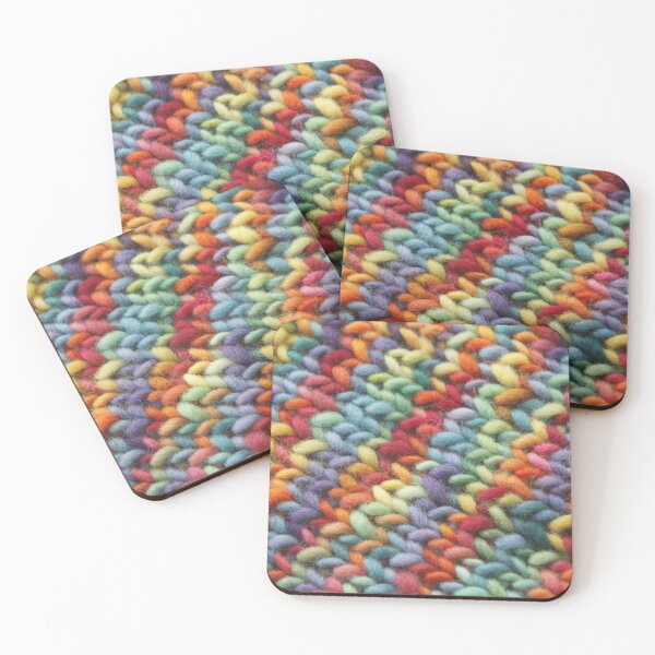 Item preview, Knitting Rainbow fabric designed and sold by joyloveyarn.