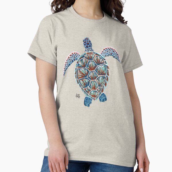 Colourful Sea Turtle Classic T-Shirt