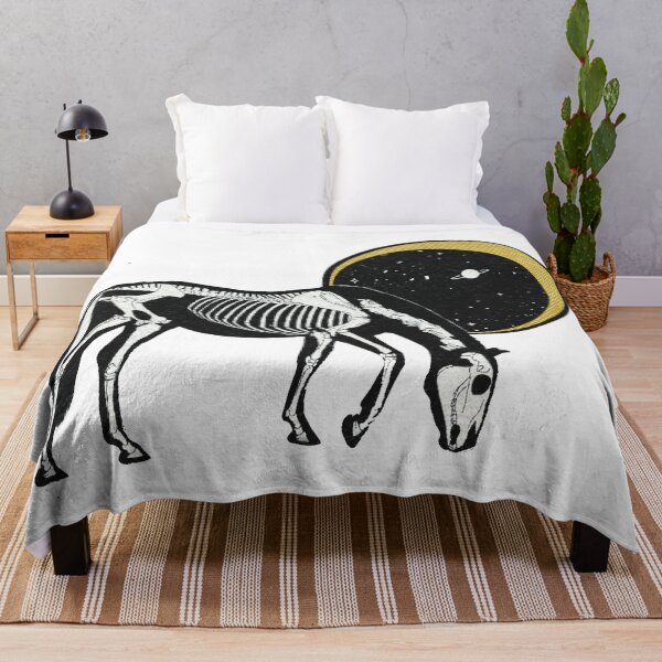 Item preview, SKELETON HORSE Starry Night Illustrated Design designed and sold by DXTROSE.