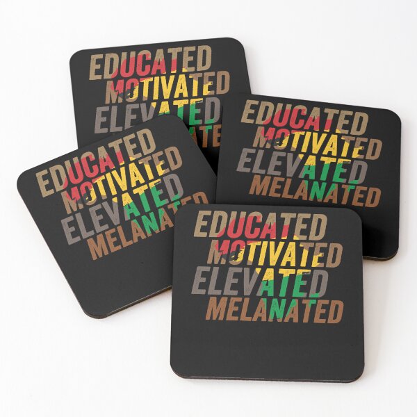 Item preview, Educated Motivated Elevated Melanated Black Pride Melanin designed and sold by oswaldcoccoh.