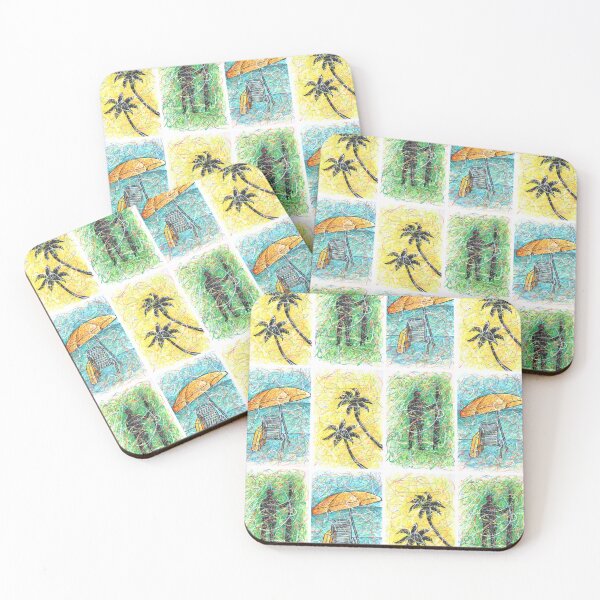 Item preview, Colorful Surfing Pattern designed and sold by Kitslam Art.