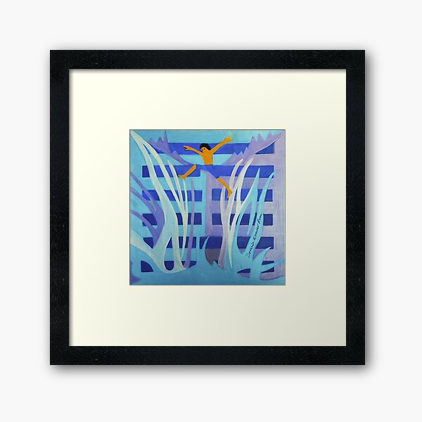 Hexagram 4: Mêng (Youthful Folly) Framed Art Print