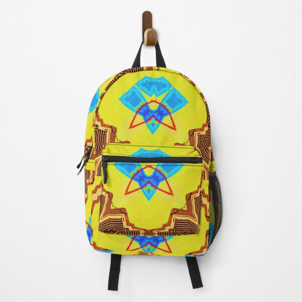 Item preview, ARUBA FLAG INSPIRING - ORANJESTAD ABSTRACT GEOMETRIC ARCHITECTURE PAINTING  -  ARUBA ONE HAPPY ISLAND designed and sold by Ralek.