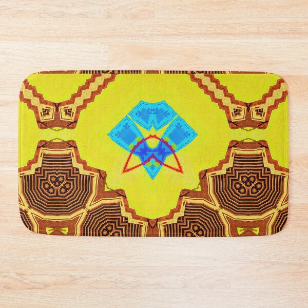 Item preview, ARUBA FLAG INSPIRING - ORANJESTAD ABSTRACT GEOMETRIC ARCHITECTURE PAINTING  -  ARUBA ONE HAPPY ISLAND designed and sold by Ralek.