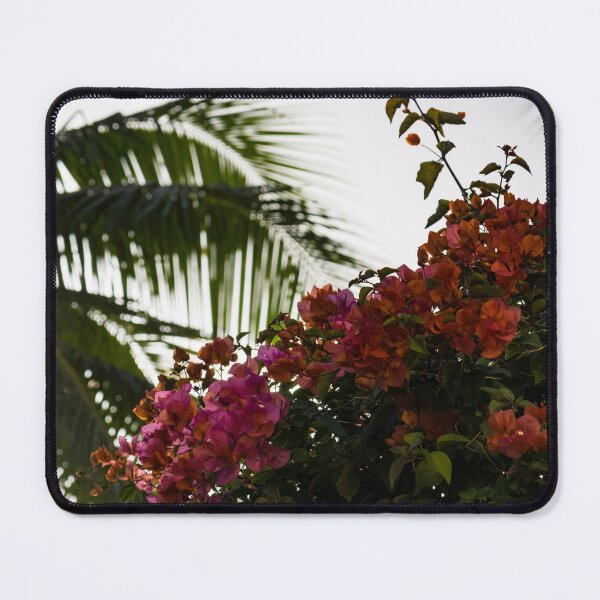 Item preview, Dreaming of Tropical Gardens - Bougainvilleas and Palm Trees designed and sold by Georgia Mizuleva.