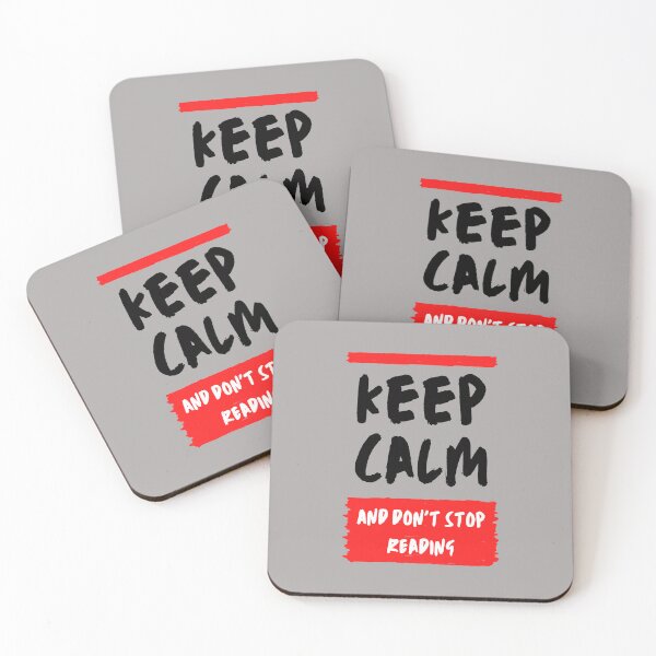 Item preview, Keep Calm and don't stop reading designed and sold by novel-witch.