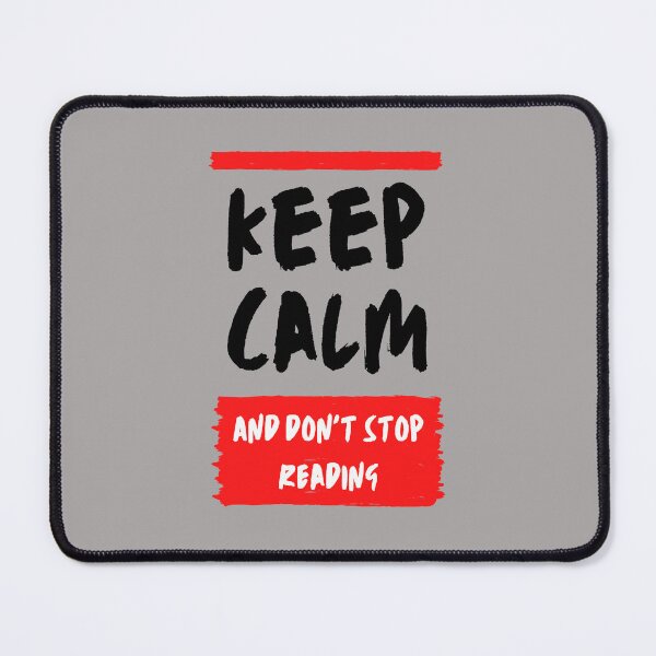 Item preview, Keep Calm and don't stop reading designed and sold by novel-witch.