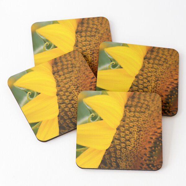Item preview, Sunflower Curl Macro designed and sold by Nalinne Jones.