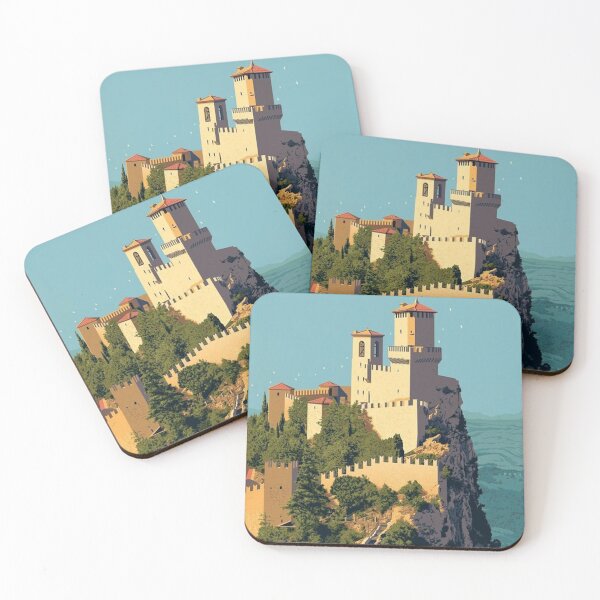 Item preview, Vintage Travel San Marino The Smallest Country Poster designed and sold by manuelhans.