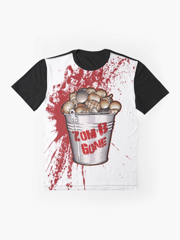 Thumbnail 4 of 5, Graphic T-Shirt, Zom-B Gone designed and sold by jabwai.