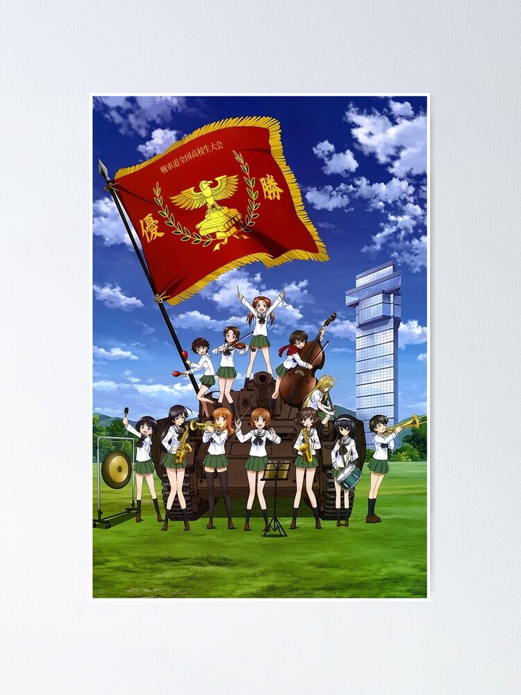 Girls und Panzer Strike The Blood Is the Order a Rabbit? Promo 2 Posters FS  +TN