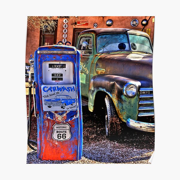 Rustic Route 66 Arizona Poster