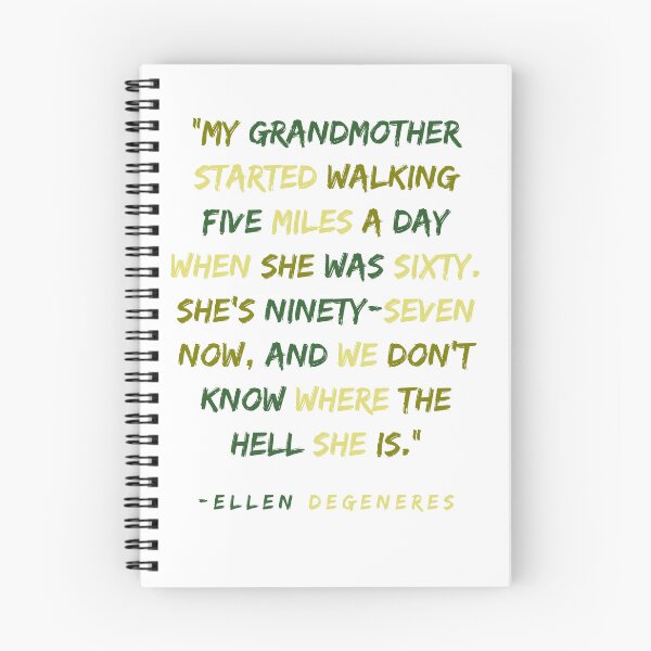 Item preview, Ellen Degeneres Quote designed and sold by BBellShop.