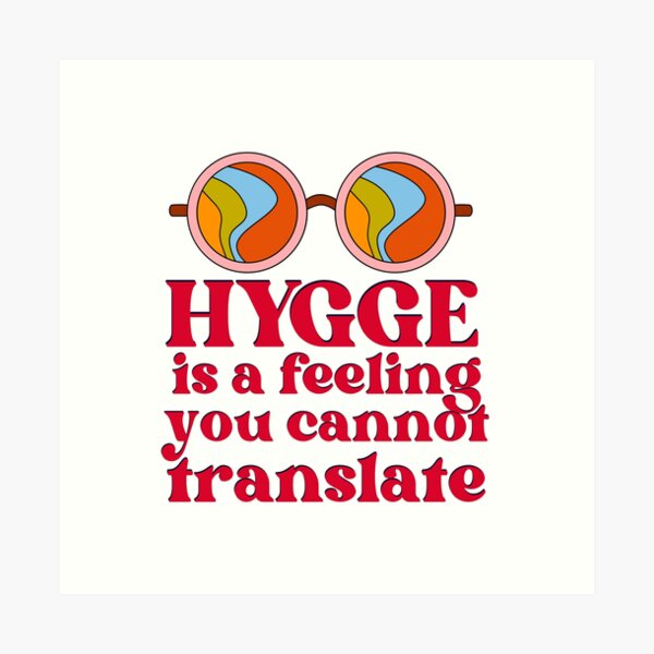 Item preview, Hygge is a feeling you can't translate retro designed and sold by Emotionville.