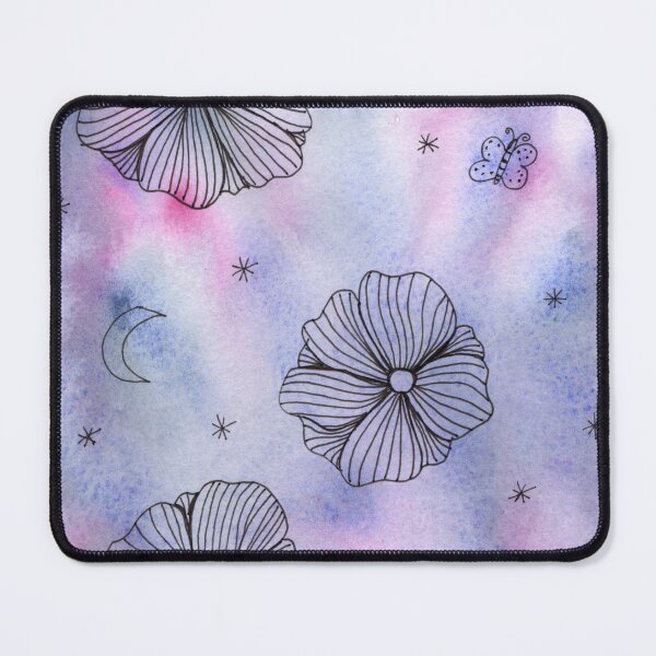 Item preview, Dreamy Flower Doodle Watercolor and Ink Art designed and sold by Sandra Connelly.