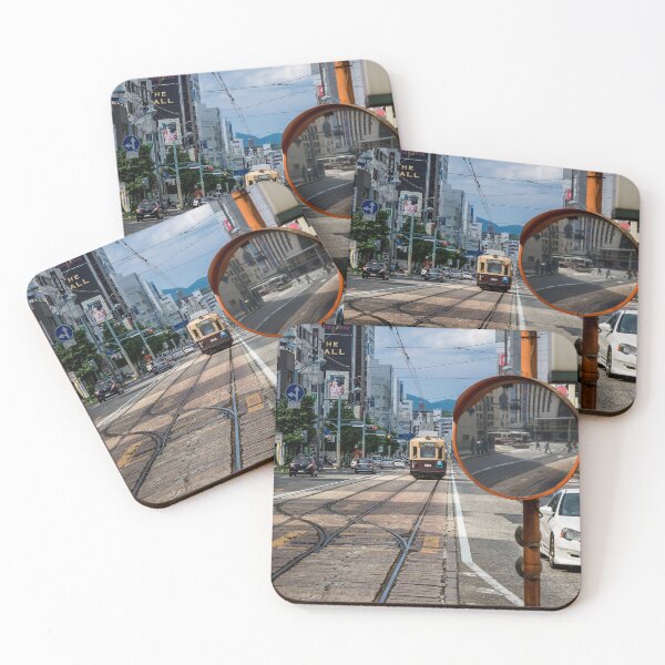 Item preview, Hiroshima Tram Leading Line with a street mirror designed and sold by AvonPerception.